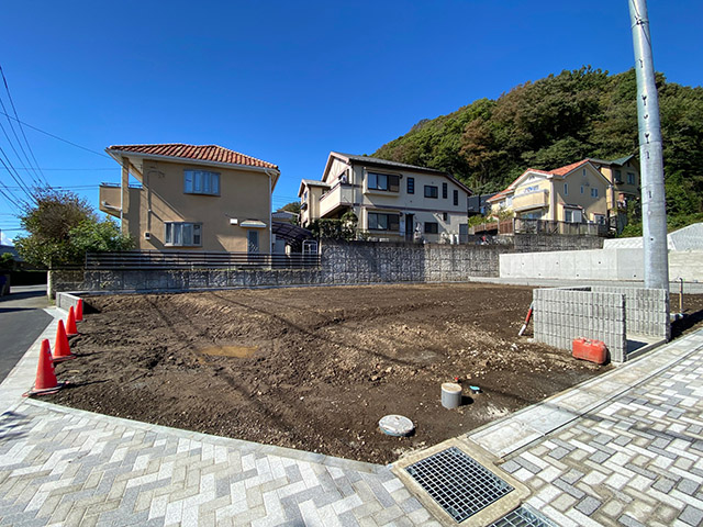 大磯町東小磯の開発分譲地・売地(土地)