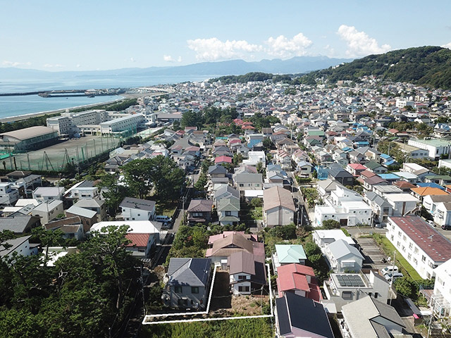 大磯町東町の広い土地(売地)