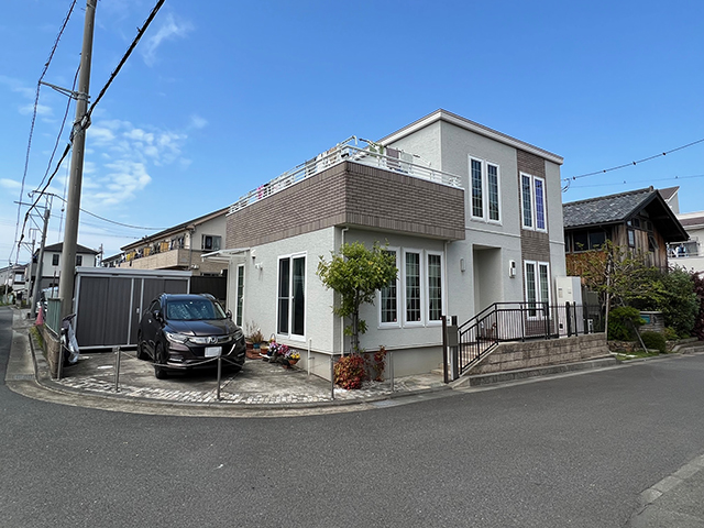 二宮町山西の海が見える中古住宅