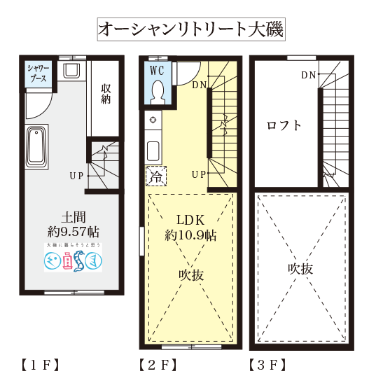 大磯のテラスハウス／オーシャンリトリート大磯