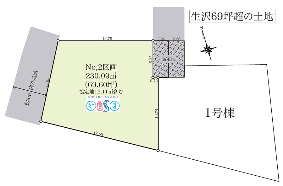 大磯町生沢の土地（売地）