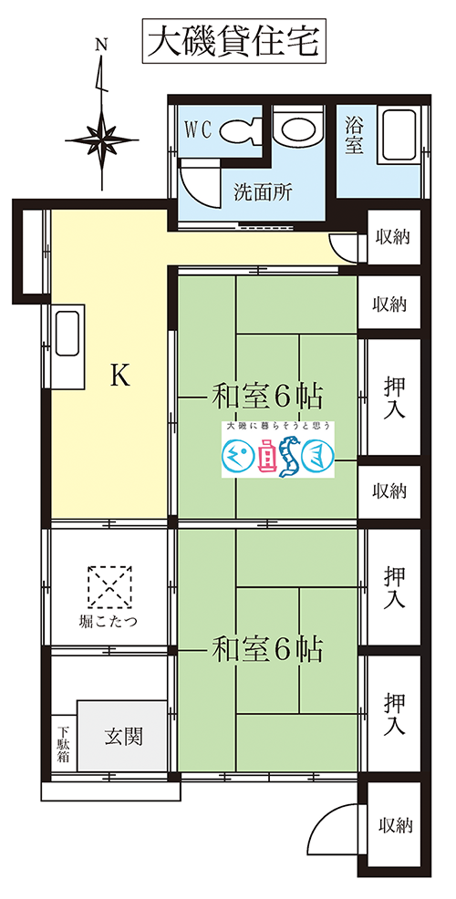 大磯の賃貸／平屋の貸家
