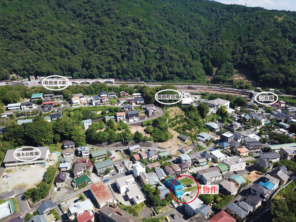箱根町湯本神明前の土地(売地)