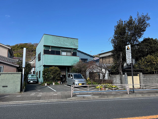 国道1号線沿いの大磯の土地(売地)