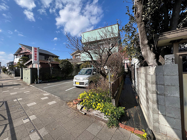 国道1号線沿いの大磯の土地(売地)