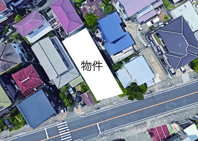 国道1号線沿いの大磯の土地(売地)