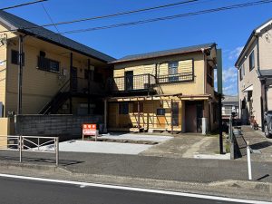 大磯町西小磯の国道1号線沿いの土地（売地）