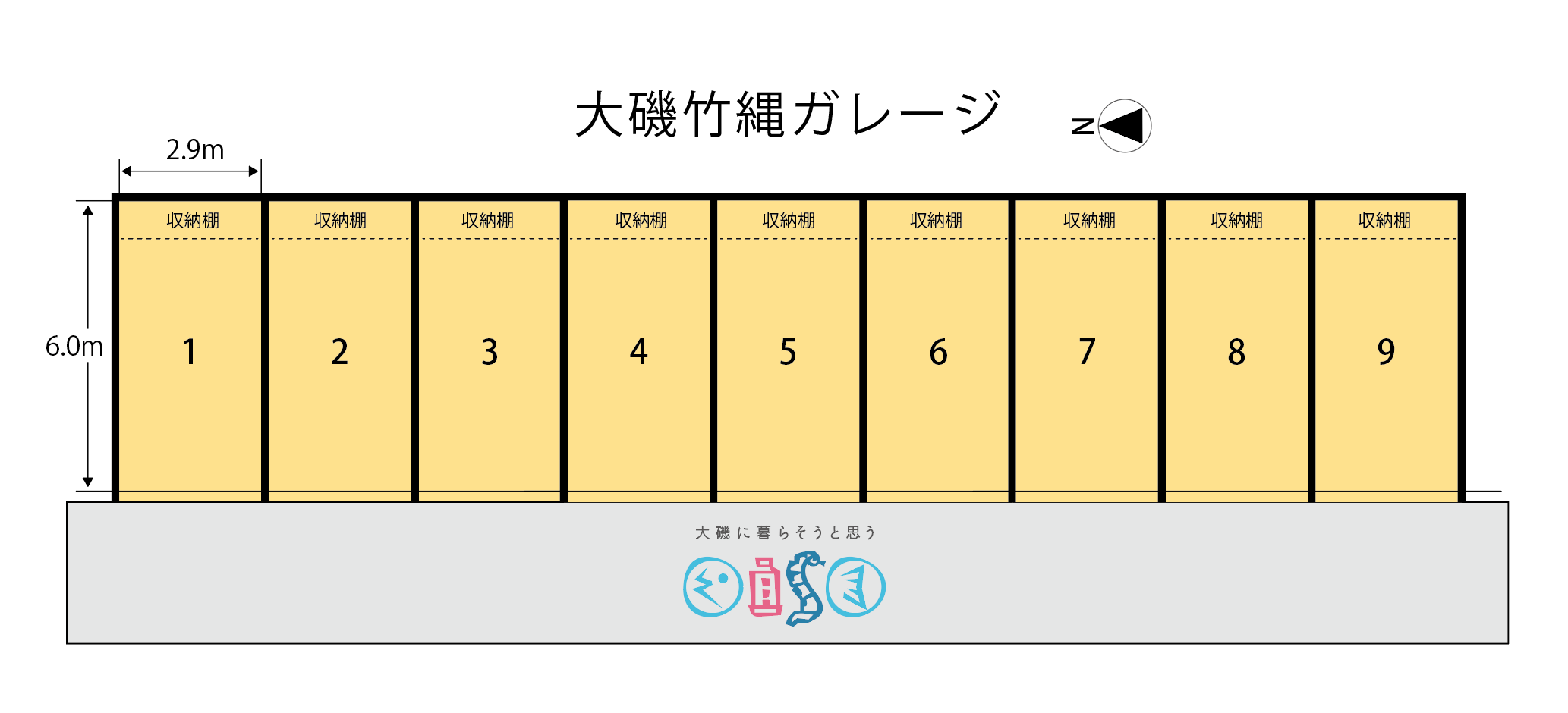 大磯のレンタルガレージ「大磯竹縄ガレージ」