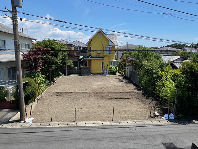 大磯町東町1丁目の海に近い土地（売地）