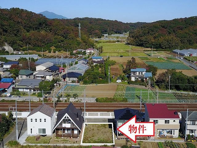 大磯町西小磯の土地（売地）