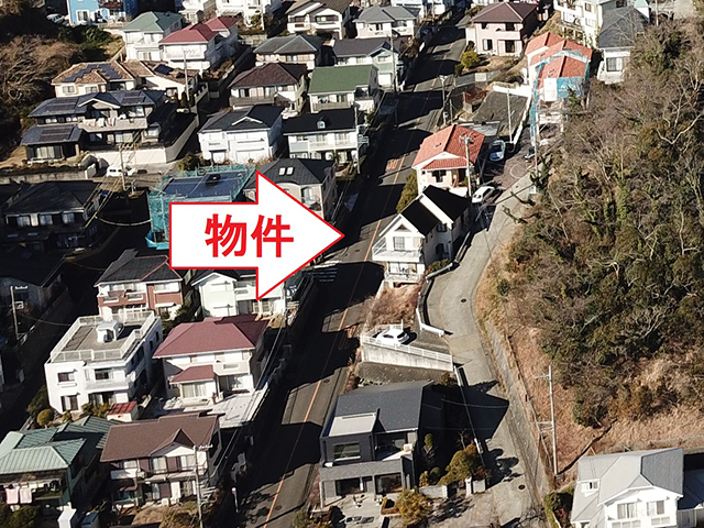 大磯町石神台の海の見える中古住宅