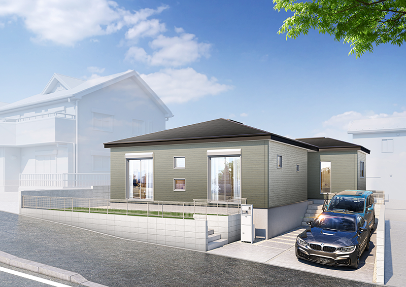 めぐみヶ丘1丁目の新築平家