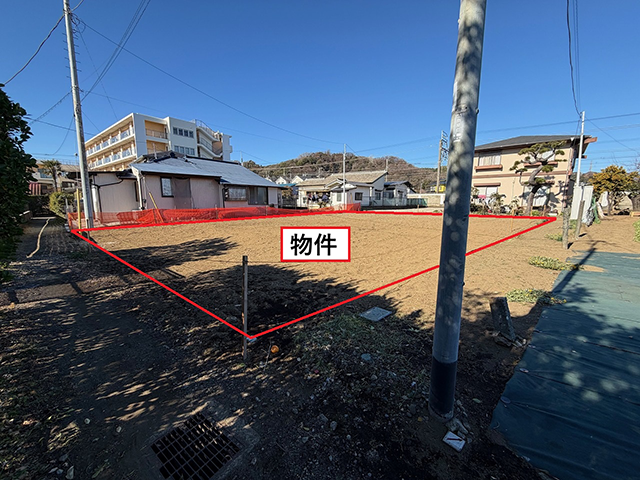 大磯町国府新宿の土地（売地）