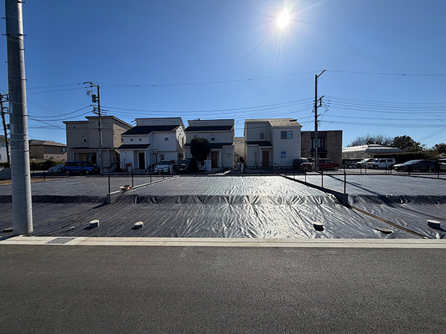 海に近い二宮町山西の13区画の売地