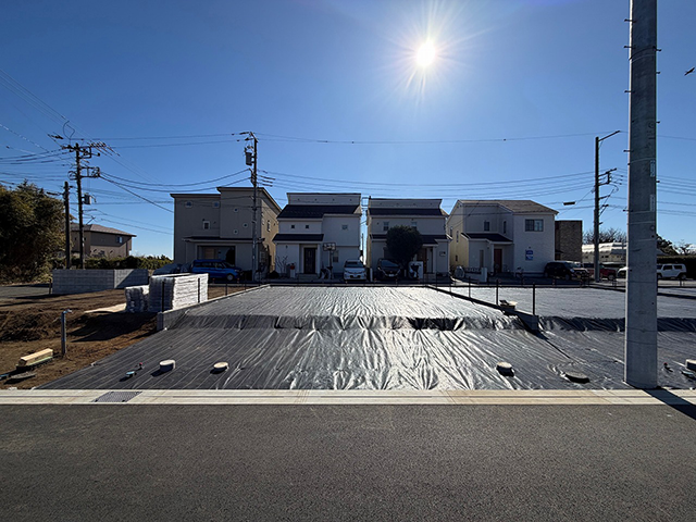 海に近い二宮町山西の13区画の売地