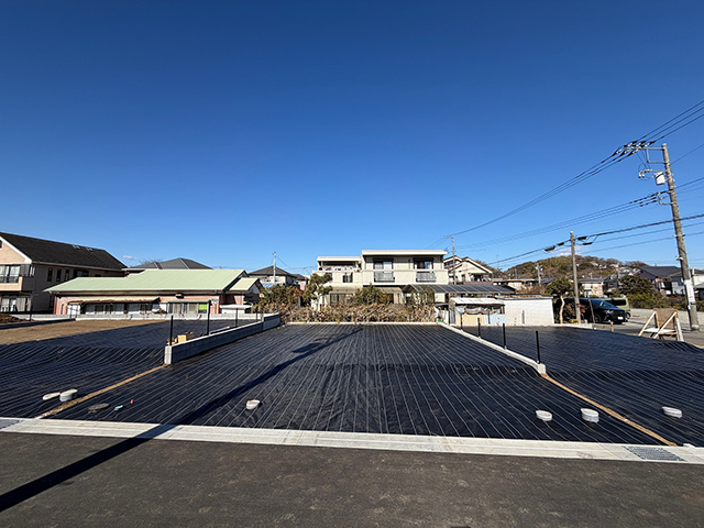 海に近い二宮町山西の13区画の売地