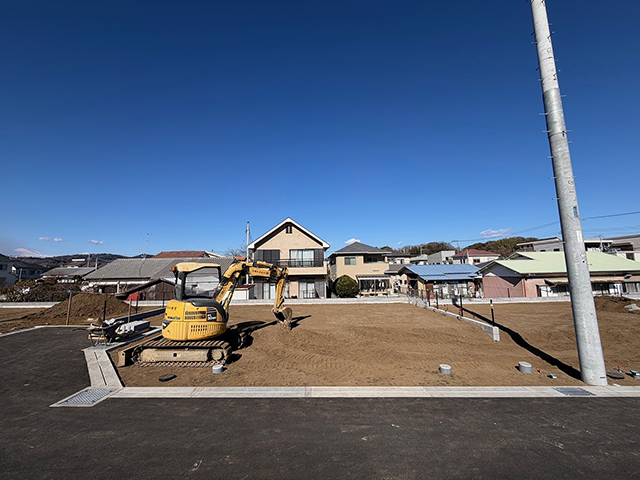 海に近い二宮町山西の13区画の売地