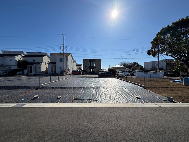 海に近い二宮町山西の13区画の売地