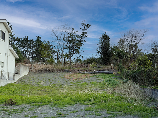 大磯町西小磯の海が見える土地（売地）